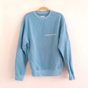 Rare Krost Support Your Friends Blue Sweatshirt S